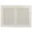 Hart Cooley 682-16x6 Two-way Steel Sidewall Ceiling Register 16x6 Inches White