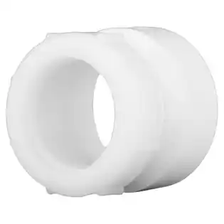 Charlotte Pipe 104p 1 1/4 Inches Dwv Pvc Trap Adapter Female Hub X Tubular Slip with Washer and Polyethylene Nut