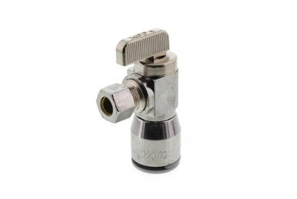 Dahl Valve 611-QG3-31 Angle Stop Valve 1/2 inches x 3/8 inches