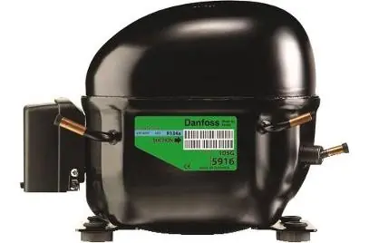 Danfoss nf7clx-1 R404A Reciprocating Compressor 1/3+ Hp Extended Temp