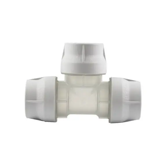 Lasco LPC01010RMC 1-in Schedule 40 PVC Compression Tee
