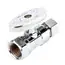 Matco-norca 26-1002lf 3/8 Inches Fip X 3/8 Inches Od Compression 1/4 Turn Straight Stop Supply Valve Lead Free Chrome