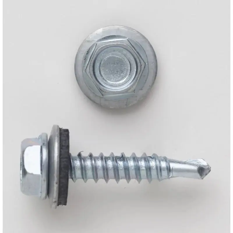 Tradepro TP-14X3/4DPWW-100 3/4 inches Hex Washer Self Drill Screw (100 Pack)