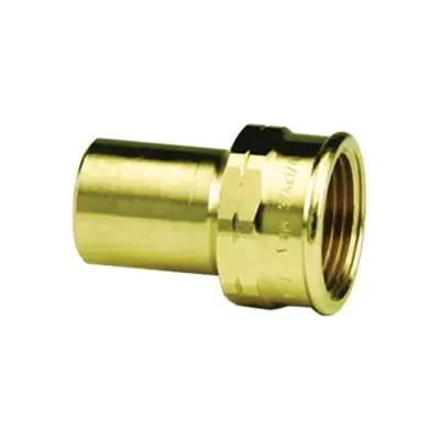 Viega VIEGADFTGFIP34 Propress 79445 Bronze Pipe Adapter 3/4 Inch Fitting X Fnpt