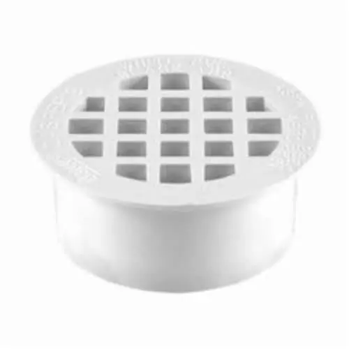 Oatey OATEY43561 Snap-in Pvc Plumbing Drain 2 Inch Outlet Solvent Weld Plastic Grid