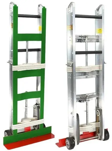 Yeats m14 Aluminum Appliance Dolly Dual Strap 59 Inches Tall