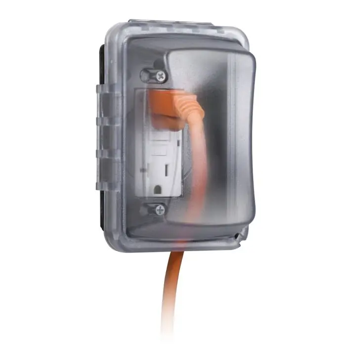 Hubbell MM410C Taymac Weatherproof While-In-Use Box Cover 3-1/4 in L x 4 in W x 2-3/4 in D