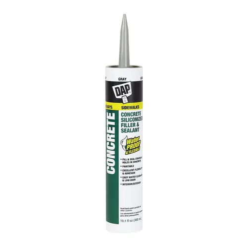 Dap 37001484 Concrete Mortar Filler Sealant Gray 10.1 Oz