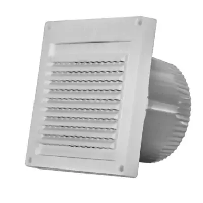 Builders Best 100110812 Mini Louver Fresh Air Intake 4 in