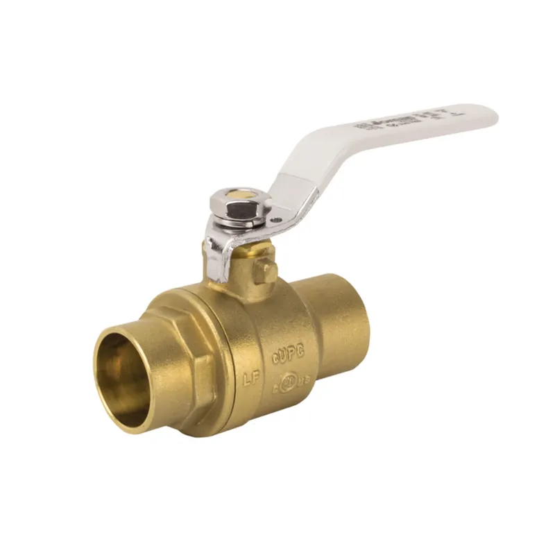 Jomar Valve 150-121G 2-Piece Ball Valve With Handle 4 in Solder