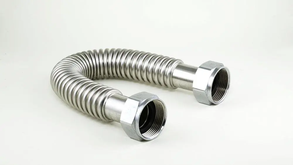 Falcon Stainless SWC114-18 Flex Connector 18 inches 1 1/4 inches FIP x 1 1/4 inches FIP