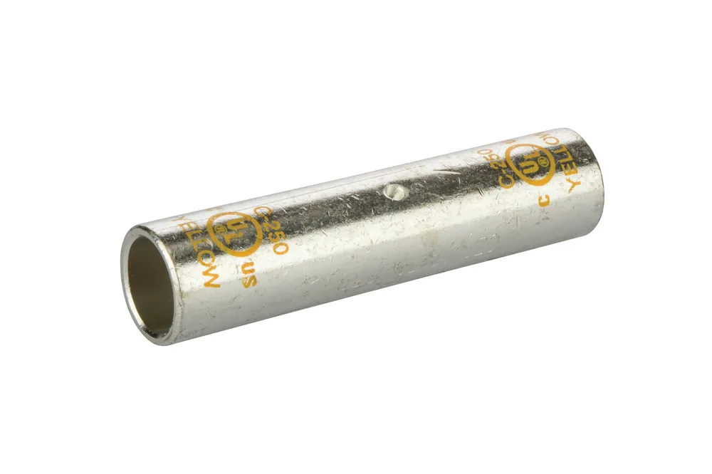 Nsi Industries C-250 Series C Copper Compression Long Barrel Tinned Splice 250 MCM
