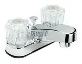 Matco-norca ve-402c 4 in Centerset Washerless Faucet Brass Pop-up