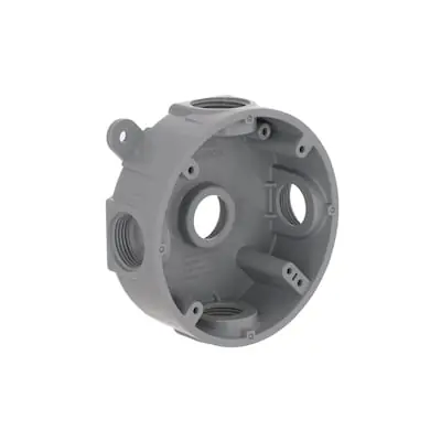 Hubbell PRB57550GY TayMac pvc weatherproof round electrical box