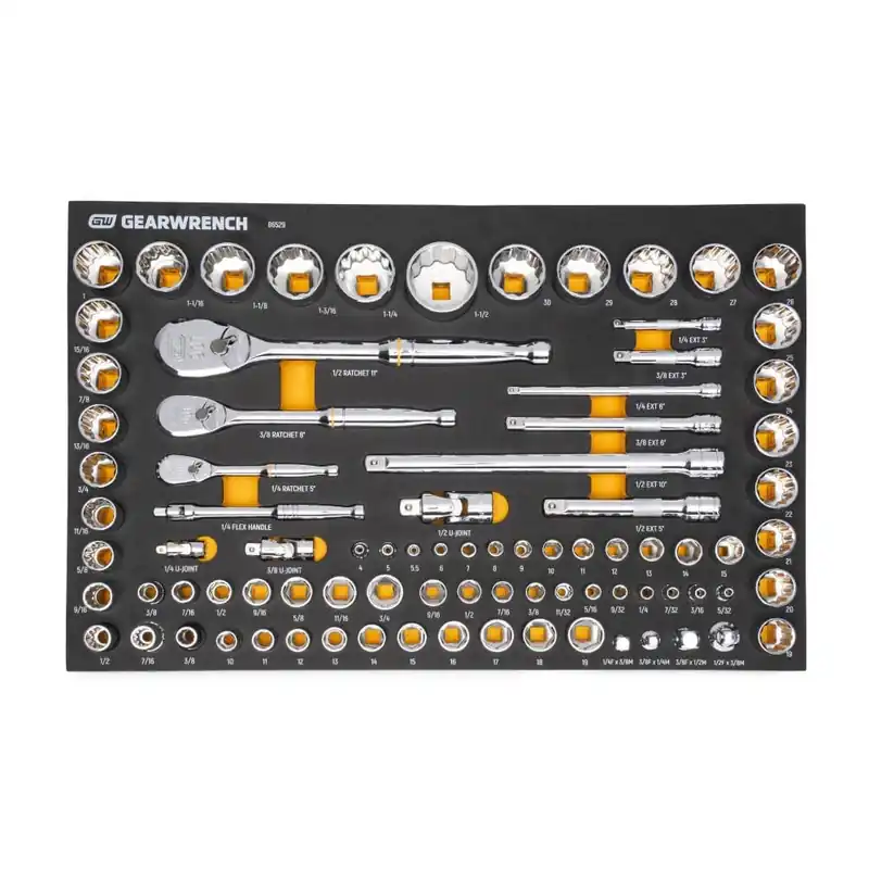 Gearwrench 86529 Modset 90T 1/4 3/8 1/2 Mts Set 83Pc