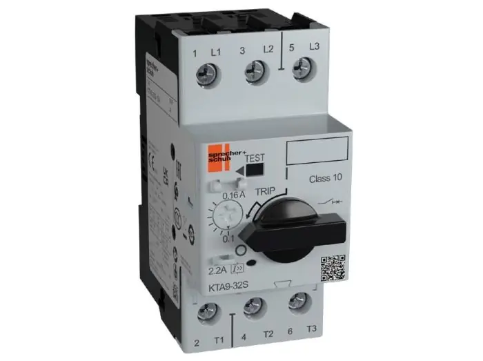 Sprecher + Schuh KTA9-32S-4.0A motor protection circuit breaker 4 amp