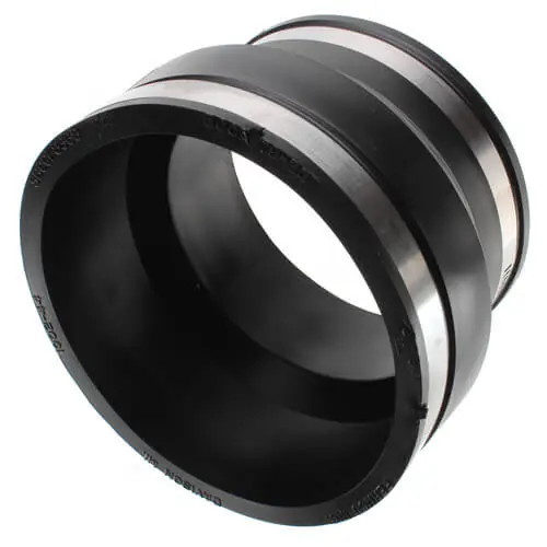 Fernco 1002-44 Flexible Pvc Clamp Coupling 4 Inch