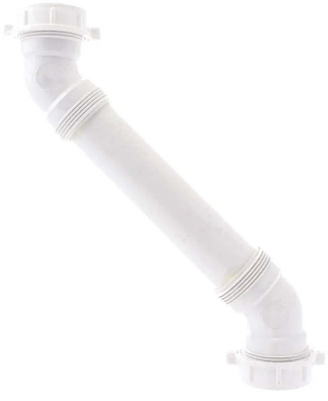 Sioux Chief 230-9006101 Double Offset White Slip Joint 1-1/2