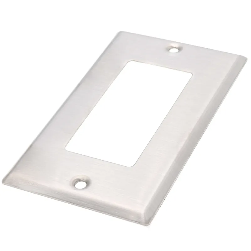 Leviton 84401-40 1-Gang Decora/GFCI Device Decora Wall Plate/Faceplate Standard Size