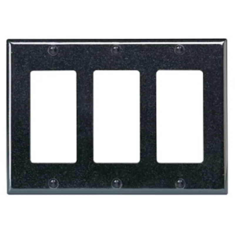 Leviton PJ263-E 3 Gang Decora Midway Nylon Wall Plate