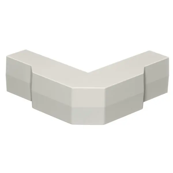 Hubbell PL1EE Non-Metallic Raceway, Latching LANTRAK, External Elbow