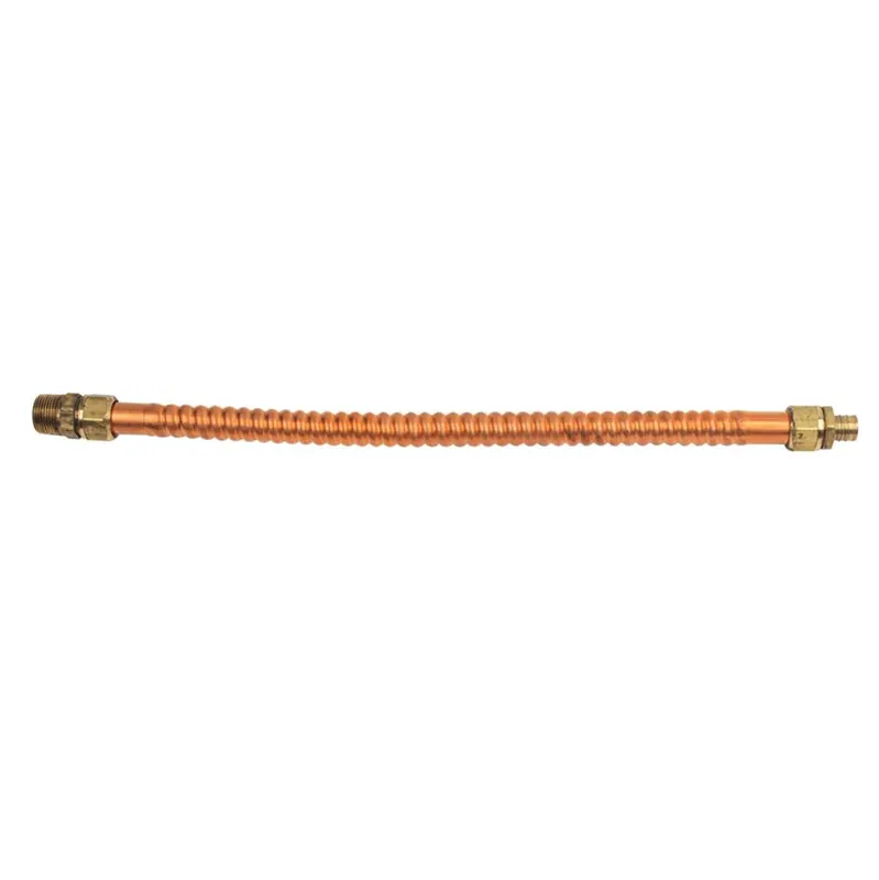 Brasscraft WB27-18 Water Heater Connector 3/4 in. FIP/MIP x 3/4 in. Crimp PEX Barb 18 inch