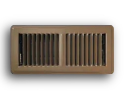 Metal-fab mffr410bhd Floor Register 4x10 Heavy Duty Steel Brown
