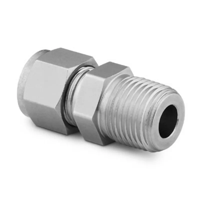 Swagelok SS-810-1-8 Tube Fitting Male Connector 1/2 in. Tube OD x 1/2 in. Male NPT