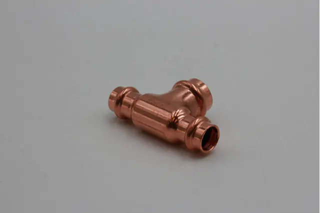 Mueller Streamline press-pf04047 Copper Press Tee 1/2in