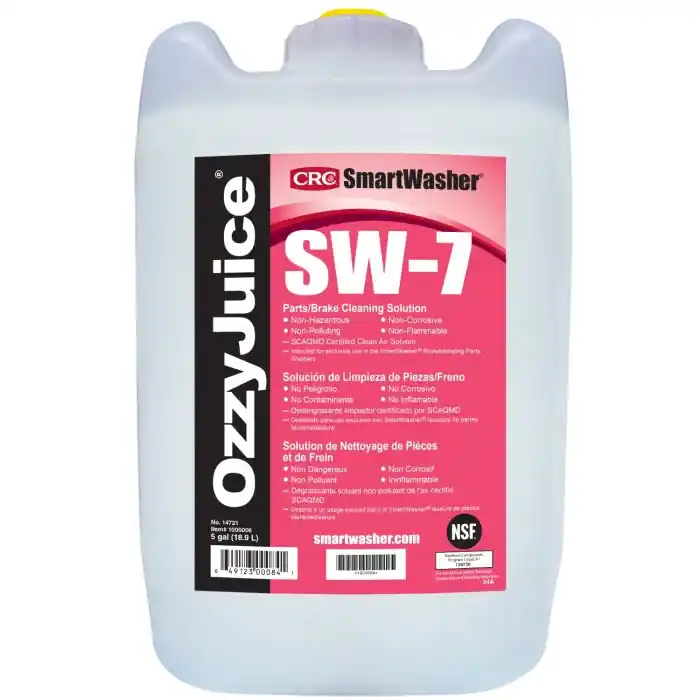 Crc Industries 1005006 Smartwasher® Ozzyjuice® Sw-7 Parts & Brake Clean Solution 5 Gal