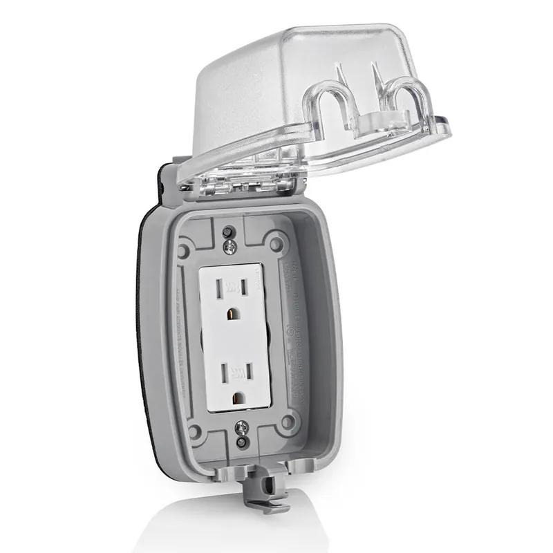 Leviton W5325-T0W Decora WR/TR 15A Duplex Receptacle