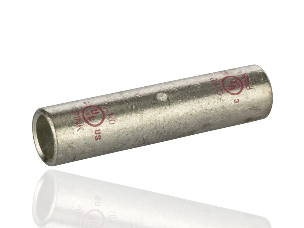 Nsi C-1/0 Series C Copper Compression Long Barrel Tinned Splice 1/0 Awg