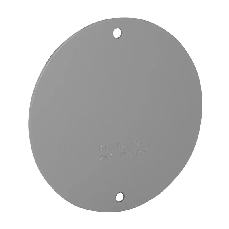 Hubbell 5374-0 Weatherproof Cover 4 in Dia Blank Cover