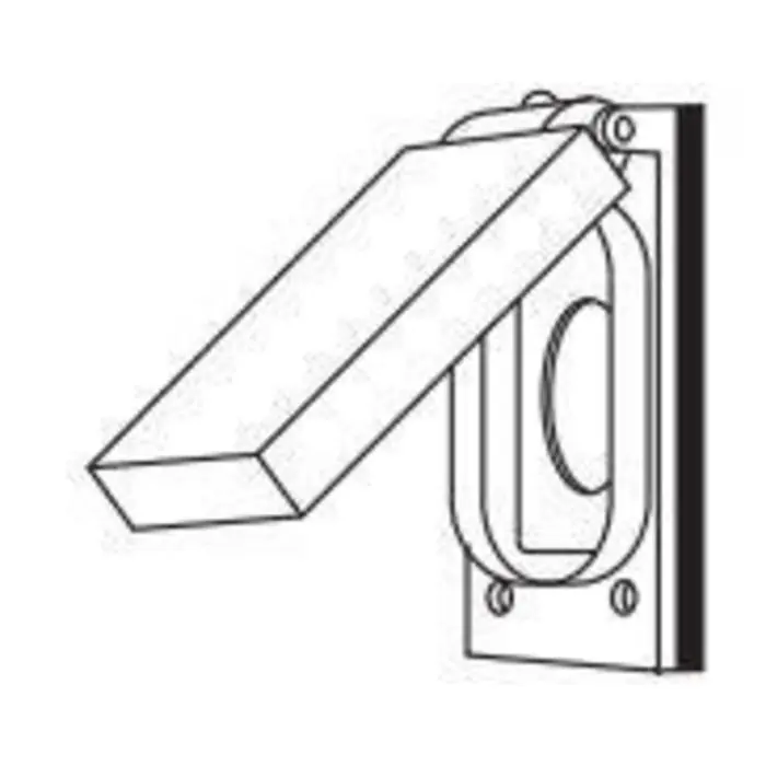 Hubbell FCLG FZ/FCL-GF/FST Series Fittings Standard & Hostile Locations Single Gang Round Receptacle 1.625 inches Dia.