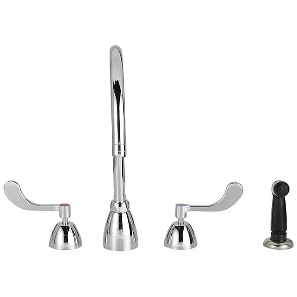 Zurn Z831C4-XL-HS-18F Aquaspec Widespread Gooseneck Faucet 2.2 GPM