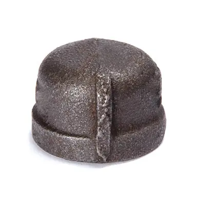 Mueller Streamline 521-403 Black Malleable Iron Cap 1/2 in