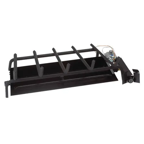 Rh Peterson G45-24-02 Real Fyre Assembled Burner System with Safety Valve - Natural Gas 24 inches