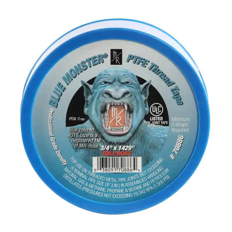 Mill-rose 70886 Ptfe Thread Seal Tape 3/4 Inch Blue