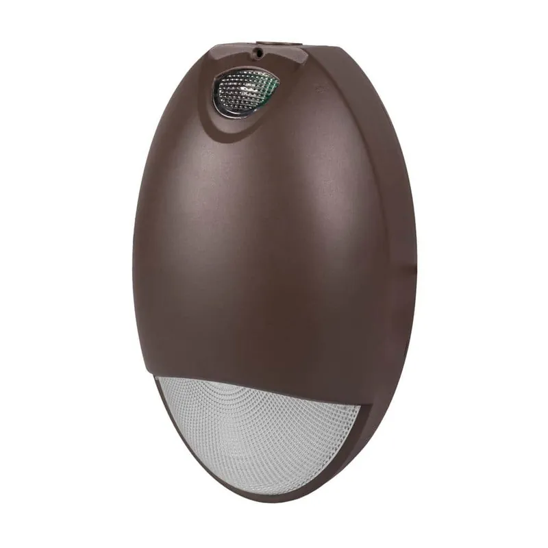 Nicor Lighting EOT1MV5KBZPS EOT Series 75-Watt Equivalent Integrated LED Wall Pack Light with Photocell, 5000K