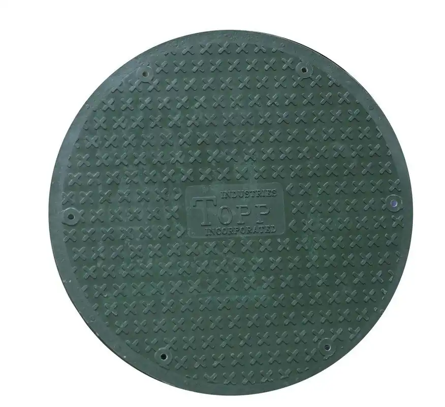 Topp Industries C24WFNST 1/2 inches Non-Skid Solid Fiberglass Cover