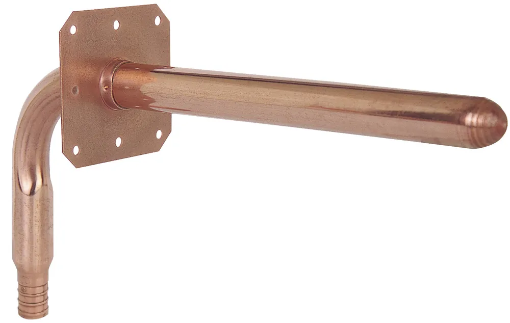 Sioux Chief 630X248E Copper Stub Out Elbow for 1/2 inches PEX Tubing, with Ear