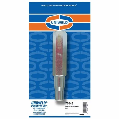 Uniweld 70045 Swage Punch 5/8 Inch Od
