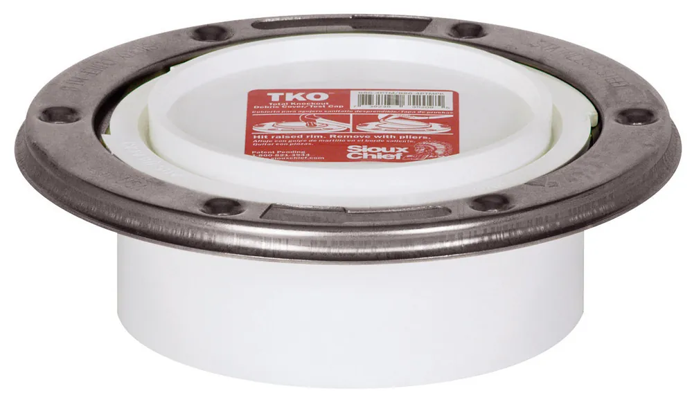 Sioux Chief 886-4PTM Pvc Hub Closet Flange 4-In.