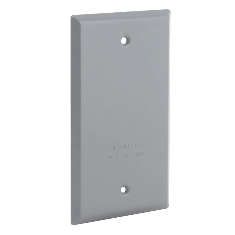 Hubbell 5173-0 Weatherproof Blank Single Gang Device Mount Cover