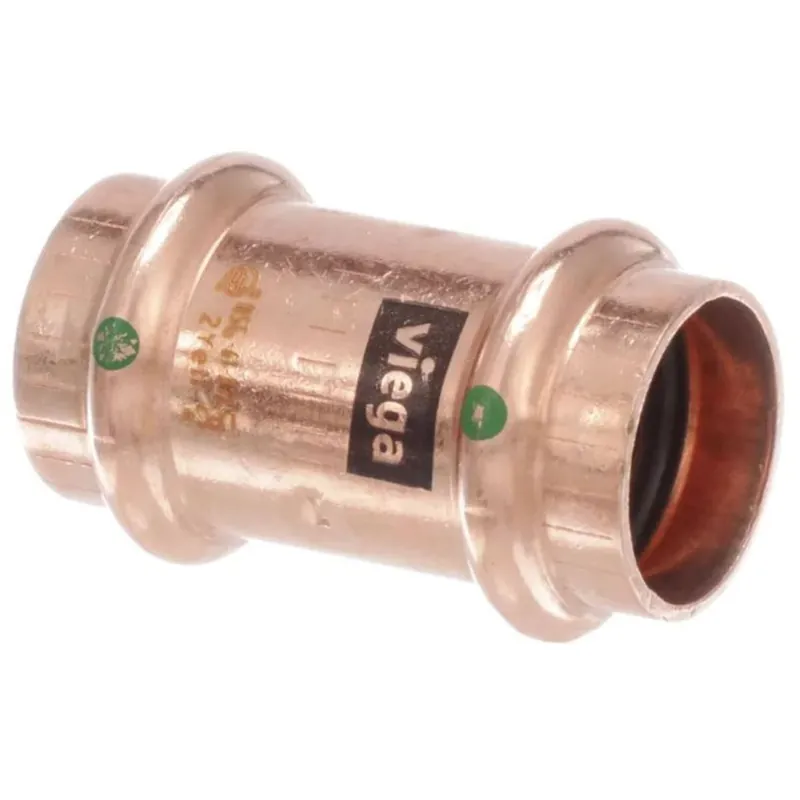 Viega 78057 Propress Copper Coupling with Stop 1 Inch