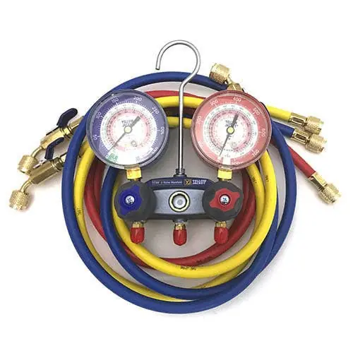 Yellow Jacket 49868 2-valve Manifold R-410A R-404A R-22 60in Hoses
