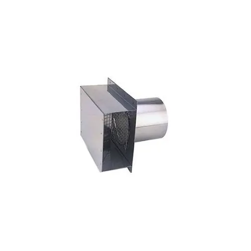 Z-Flex 2SVSRTF04 Z-Vent 4 inches Termination Box with 4 inches Sleeve Stainless Steel REPLACEMENT MPN