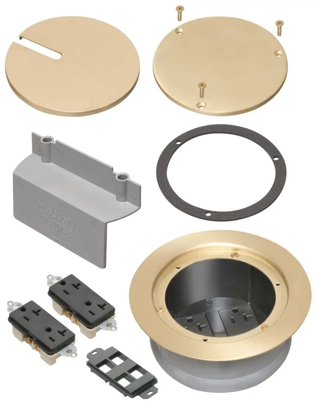 Arlington Industries FLBC5570MB Quad Rec Cvr Kit