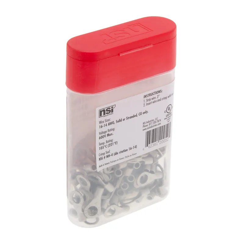 Nsi Industries R16-10-P R16-10-P 16-14 Nylon Ring #10 S