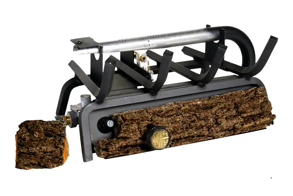 Rh Peterson G8E-16/20/24-12P Real-Fyre Vent Free Remote On/Off Burner - Liquid Propane - Bedroom Approved